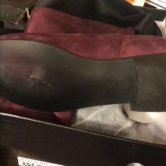 🎉Shoe’N Tale Wine over the knee Boots new in box - Picture 8 of 8